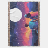 Sterrengozend Paar Deken (Voorkant Verticaal)