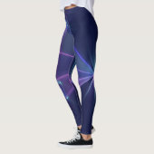 Sterrengroep, Abstracte Fantasie Fractale Kunst Leggings (Links)