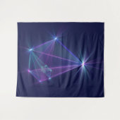 Sterrengroep, Abstracte Fantasie Fractale Kunst Wandkleed (Voorkant (horizontaal))