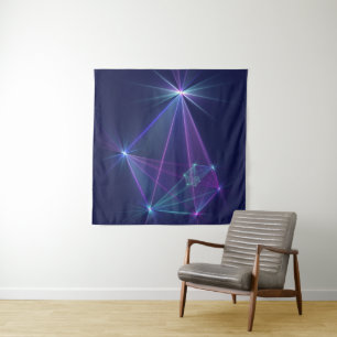 Sterrengroep, Abstracte Fantasie Fractale Kunst Wandkleed