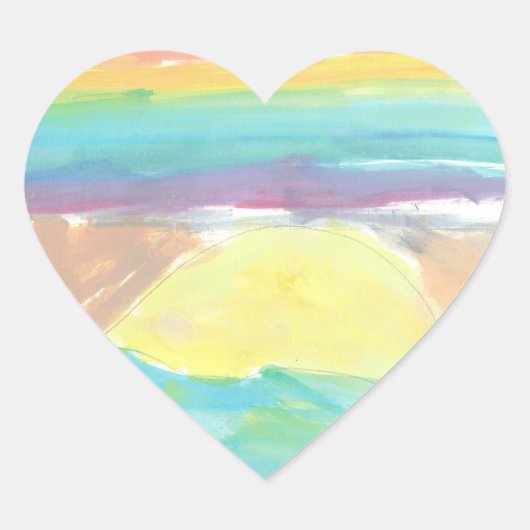 Sterrenhart sticker (Voorkant)