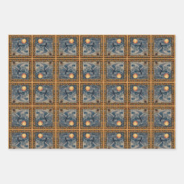 Sterrenheks Halloween Inpakpapier Vel