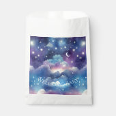 Sterrenhemel Adoptie Douche - Maan en sterren Bedankzakje (Voorkant)