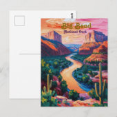 Sterrenhemel boven Big Bend Briefkaart - Retro Ned (Voorkant / Achterkant)