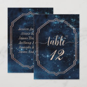 Sterrenhemel Celestiaals Sterrenstelsel Tafel Numm Kaart (Voorkant / Achterkant)