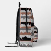 Sterrenhemel en bomen abstract bedrukte rugzak (Links)