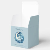 Sterrenhemel en maan baby shower welkom bedankdoosjes (Geopend)