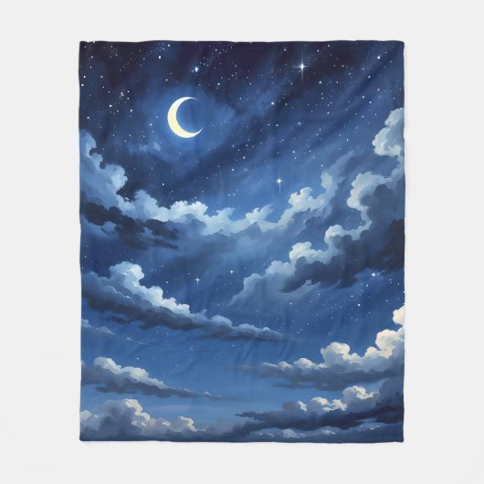 sterrenhemel fleece deken (Voorkant)