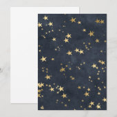 Sterrenhemel Gouden Sterren Astrologie Liefhebber Kaart (Voorkant / Achterkant)
