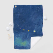 Sterrenhemel illustratie golfhanddoek (Insitu)