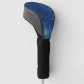 Sterrenhemel illustratie golfheadcover (Schuin)
