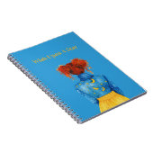 Sterrenhemel Manen Roodharige Notitieboek (Rechterzijde)