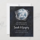 Sterrenhemel Monogram Save the Date (Voorkant)