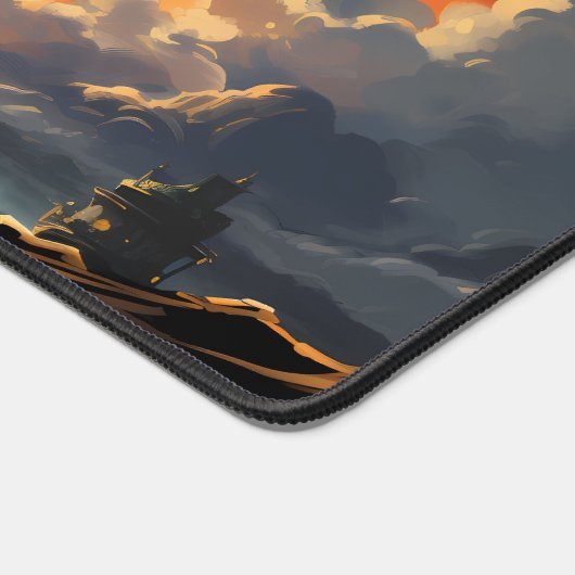 Sterrenhemel op vuur bureaumat (Hoek)