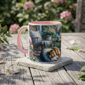 Sterrenhemel Tuin Veranda Sheltie Droom Mok