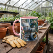 Sterrenhemel Tuin Veranda Sheltie Droom Mok