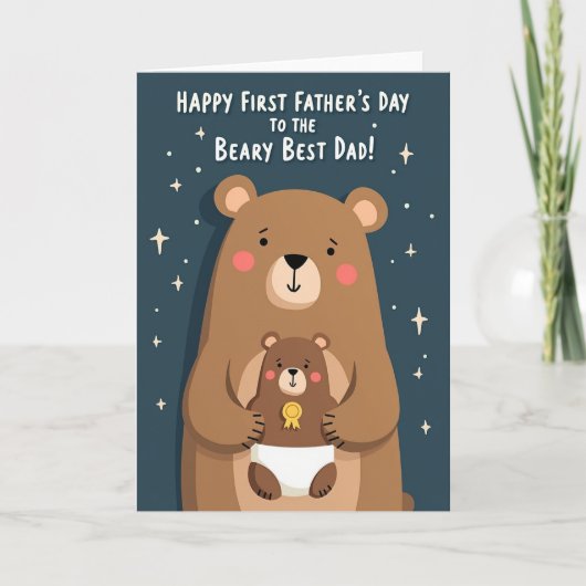 Sterrenhemel Vaderdag Scene Card Kaart (Voorkant)