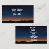 sterrenhemel visitekaartje (Voorkant / Achterkant)