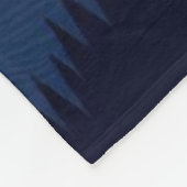 Sterrenheuvels nacht fleece deken (Hoek)