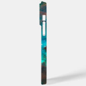 Sterrenhoop Aqua Om Symbool Case-Mate iPhone Case (Achterkant / Links)