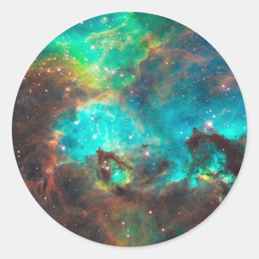 Sterrenhoop NGC 2074 Ronde Sticker (Voorkant)