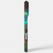 Sterrenhoop NGC 2074 Turquoise ruimtefoto Case-Mate iPhone Case (Achterkant / Rechts)
