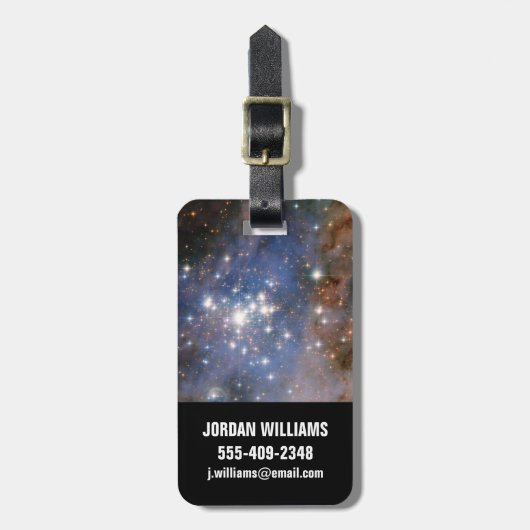 Sterrenhoop Trumpler 14. Bagagelabel (Voorkant verticaal)