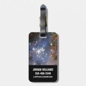 Sterrenhoop Trumpler 14. Bagagelabel (Achterkant verticaal)