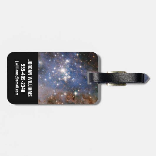 Sterrenhoop Trumpler 14. Bagagelabel (Achterkant horizontaal)