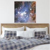 Sterrenhoop Trumpler 14. Canvas Afdruk (Insitu (Slaapkamer))