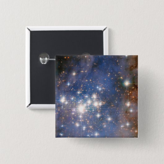 Sterrenhoop Trumpler 14. Vierkante Button 5,1 Cm (Voorkant /achterkant)