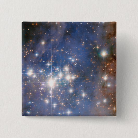 Sterrenhoop Trumpler 14. Vierkante Button 5,1 Cm (Voorkant)