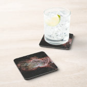 Sterrenhopen in het midden van de vlamnevel. bier onderzetter (Rechterzijde)