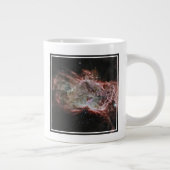 Sterrenhopen in het midden van de vlamnevel. grote koffiekop (Rechts)