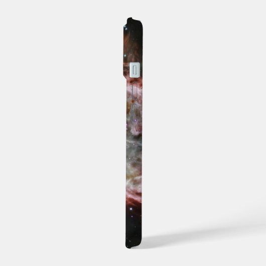 Sterrenhopen in het midden van de vlamnevel. iPhone 15 case (Linkerkant)