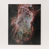 Sterrenhopen in het midden van de vlamnevel. legpuzzel (Verticaal)