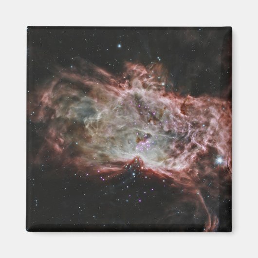 Sterrenhopen in het midden van de vlamnevel. magneet (Voorkant)