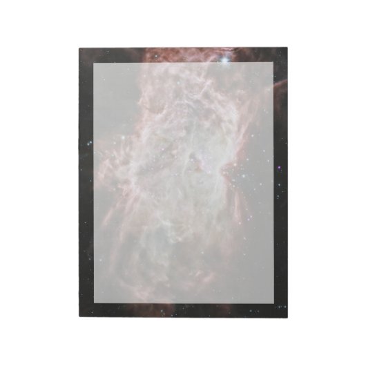 Sterrenhopen in het midden van de vlamnevel. notitieblok (Linkerzijde)