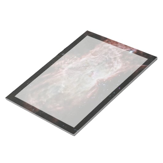 Sterrenhopen in het midden van de vlamnevel. notitieblok (Schuin)