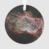 Sterrenhopen in het midden van de vlamnevel. ornament (achterkant)