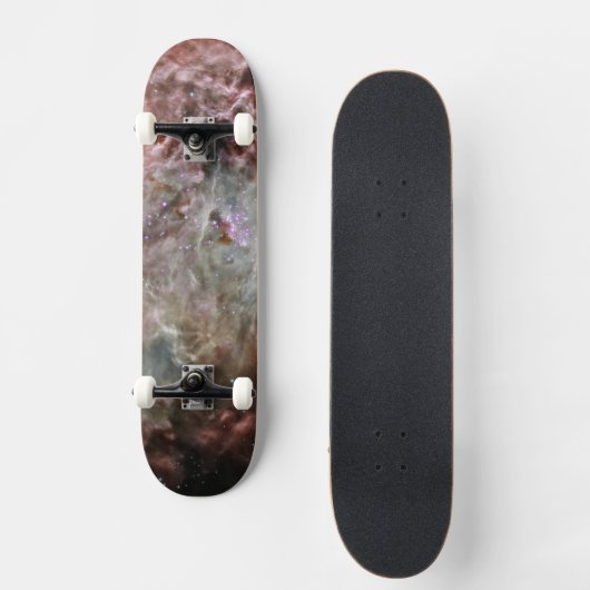 Sterrenhopen in het midden van de vlamnevel. persoonlijk skateboard (Voorkant)