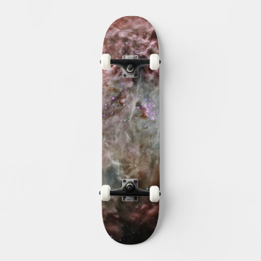 Sterrenhopen in het midden van de vlamnevel. persoonlijk skateboard (Voorkant)