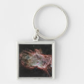 Sterrenhopen in het midden van de vlamnevel. sleutelhanger (Voorkant)