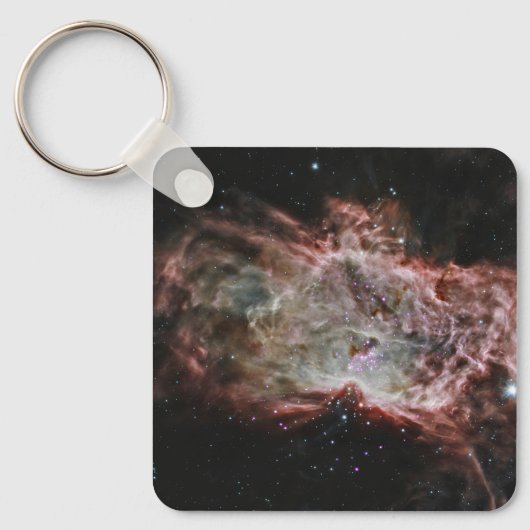Sterrenhopen in het midden van de vlamnevel. sleutelhanger (Voorkant)