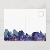 Sterrenhuizen in het maanlicht briefkaart (Achterkant)