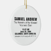 sterrenkaart-Ornament Keramisch Ornament (Rechts)