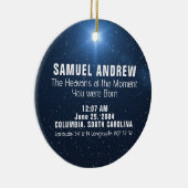 sterrenkaart-Ornament Keramisch Ornament (Rechts)