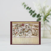  sterrenkaart van Constellation door Backer en Bro Briefkaart (Staand voorkant)