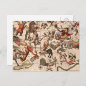  sterrenkaart van Constellation door Backer en Bro Briefkaart (Voorkant / Achterkant)