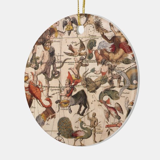  sterrenkaart van Constellation door Backer en Bro Keramisch Ornament (Links)